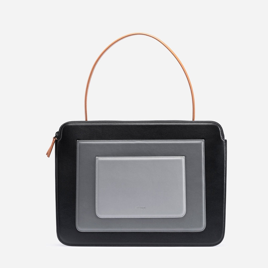 Business Bag Mlouye Black and grey