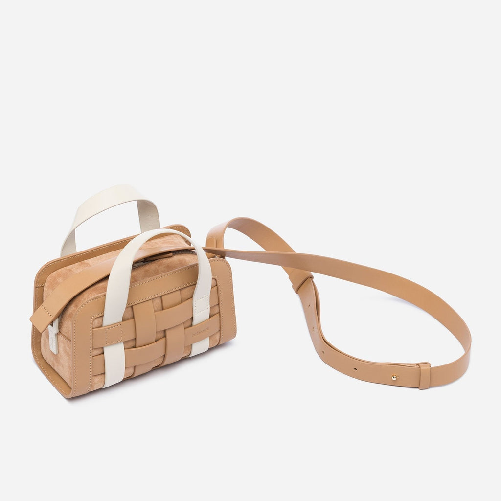Mini Woven Bag Mlouye Latte