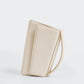 Solid Structured Satchel MANGO Cream