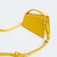 Solid Structured Satchel MANGO Yellow